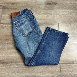 Vintage Levi's 619 Jeans Mens 32 x 30 Orange Tab Blue Cotton Made in Canada